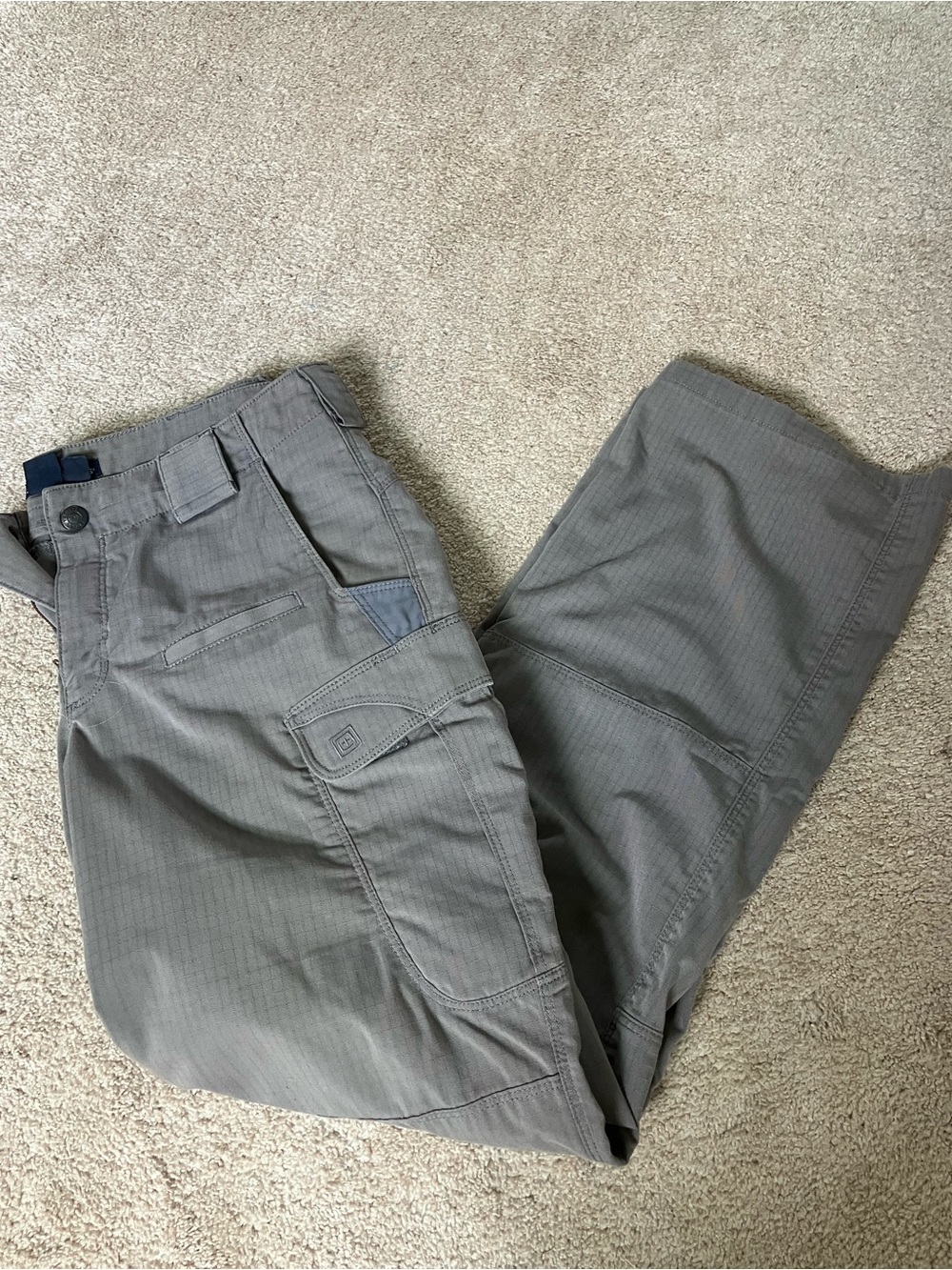 5.11 Women’s Gray Tactical Series Cargo Pants Size 8 L